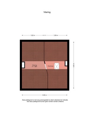 Floorplan - Bourgondiëstraat 21, 8303 GW Emmeloord